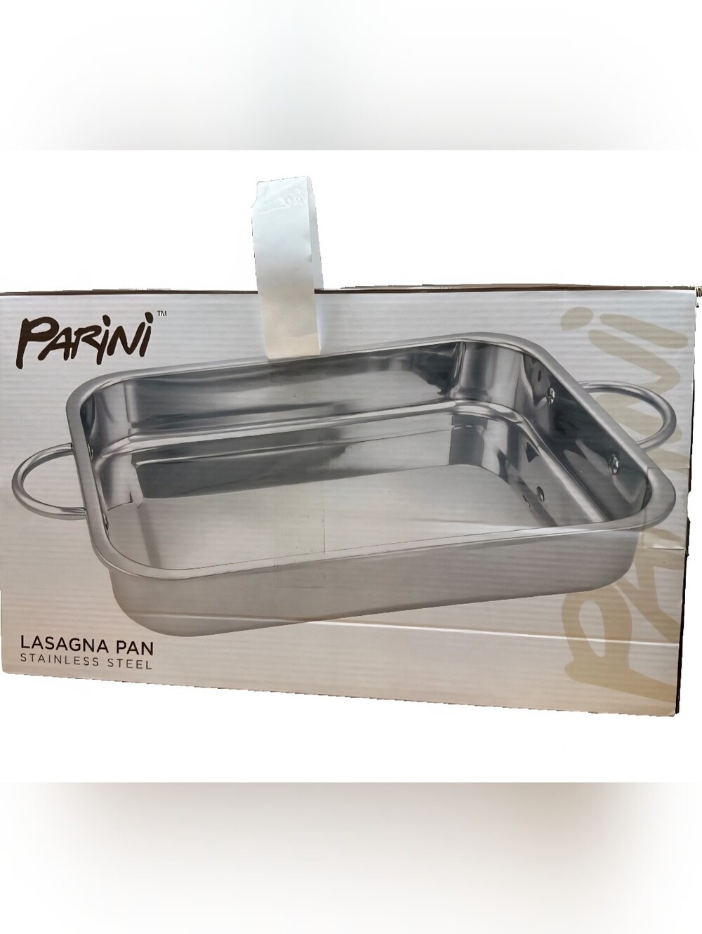 Parini Stainless Steel Lasagna Pan - Silver